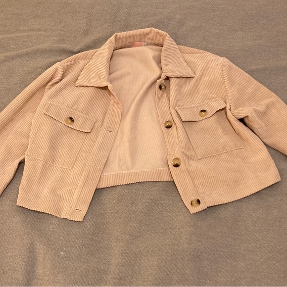 Light pink corduroy jacket - Picture 2 of 2